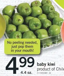 Fortinos BABY KIWI, 4.4 oz offer