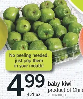 Fortinos BABY KIWI, 4.4 oz offer