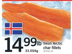 Fortinos FRESH ARCTIC CHAR FILLETS offer