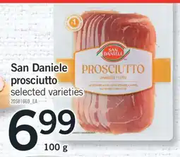 Fortinos SAN DANIELE PROSCIUTTO, 100 g offer