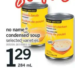 Fortinos NO NAME CONDENSED SOUP, 284 ML offer