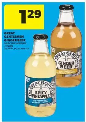 Real Canadian Superstore GREAT GENTLEMEN GINGER BEER, 250 ML offer