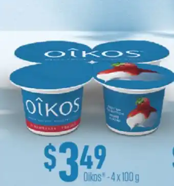 Fortinos OIKOS -4 X 100 G offer