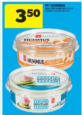 Real Canadian Superstore PC HUMMUS, 227 G offer