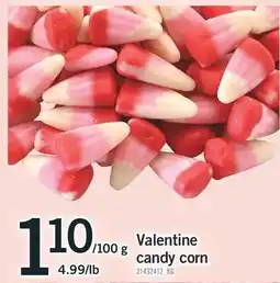 Fortinos VALENTINE CANDY CORN, 4.99/LB offer