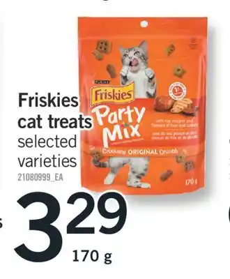 Fortinos FRISKIES CAT TREATS, 170 g offer