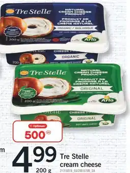 Fortinos TRE STELLE CREAM CHEESE, 200 G offer