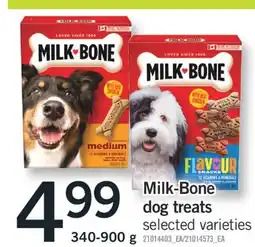 Fortinos MILK-BONE DOG TREATS, 340-900 G offer