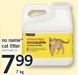 Fortinos NO NAME CAT LITTER, 7 kg offer