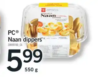 Fortinos PC NAAN DIPPERS, 550 G offer