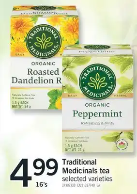 Fortinos TRADITIONAL MEDICINALS TEA, 16'S offer