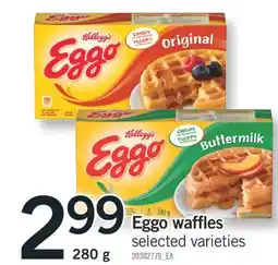 Fortinos EGGO WAFFLES, 280 G offer