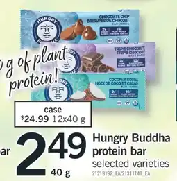 Fortinos HUNGRY BUDDHA PROTEIN BAR, 40 G offer