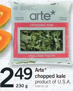 Fortinos ARTE* CHOPPED KALE, 230 g offer