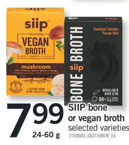 Fortinos SIIP BONE OR VEGAN BROTH, 24-60 g offer