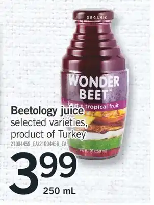 Fortinos BEETOLOGY JUICE, 250 mL offer