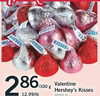 Fortinos VALENTINE HERSHEY'S KISSES offer