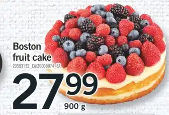 Fortinos BOSTON FRUIT CAKE, 900 g offer