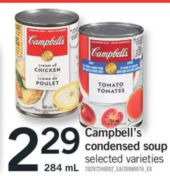 Fortinos CAMPBELL'S CONDENSED SOUP, 284 ML offer