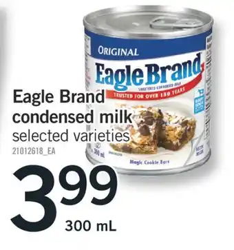 Fortinos EAGLE BRAND CONDENSED MILK,300 mL offer