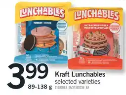 Fortinos KRAFT LUNCHABLES, 89-138 g offer