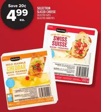 Metro SELECTION SLICED CHEESE offer