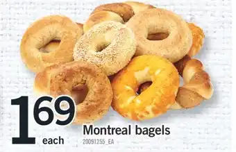 Fortinos MONTREAL BAGELS offer