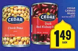 Food Basics CEDAR CANNED BEANS offer