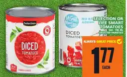 Food Basics SELECTION OR LIFE SMART TOMATOES offer