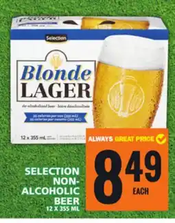 Food Basics SELECTION NON-ALCOHOLIC BEER offer