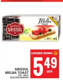 Food Basics GRISSOL MELBA TOAST offer