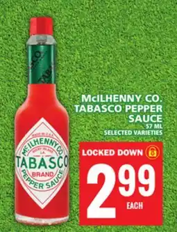 Food Basics McILHENNY CO. TABASCO PEPPER SAUCE, 57 ML offer