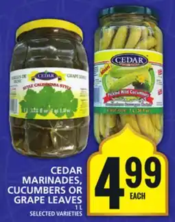 Food Basics CEDAR MARINADES, CUCUMBERS OR GRAPE LEAVES offer