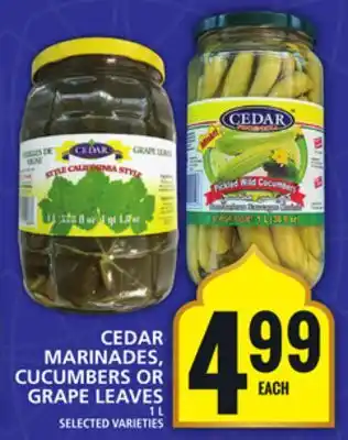 Food Basics CEDAR MARINADES, CUCUMBERS OR GRAPE LEAVES offer