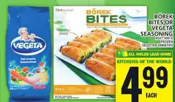 Food Basics BÖREK BITES OR VEGETA SEASONING offer