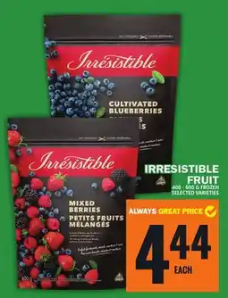 Food Basics IRRESISTIBLE FRUIT offer