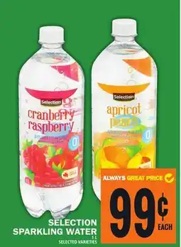 Food Basics SELECTION SPARKLING WATER offer