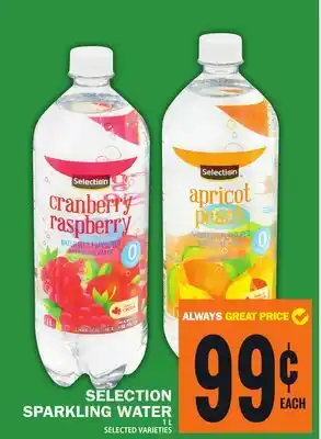 Food Basics SELECTION SPARKLING WATER offer