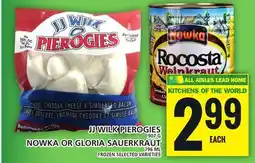 Food Basics JJ WILK PIEROGIES OR NOWKA OR GLORIA SAUERKRAUT offer