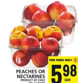 Food Basics PEACHES OR NECTARINES offer