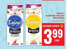 Food Basics ENJOY! ALMOND OR OAT BEVERAGE offer