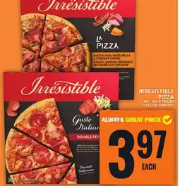 Food Basics IRRESISTIBLE PIZZA, 340 - 390 G offer