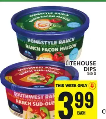 Food Basics LITEHOUSE DIPS offer