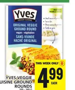 Food Basics YVES VEGGIE UISINE GROUND ROUNDS offer