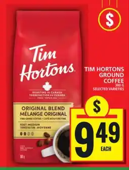 Food Basics TIM HORTONS GROUND COFFEE offer