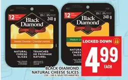 Food Basics BLACK DIAMOND NATURAL CHEESE SLICES offer