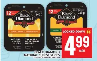 Food Basics BLACK DIAMOND NATURAL CHEESE SLICES offer