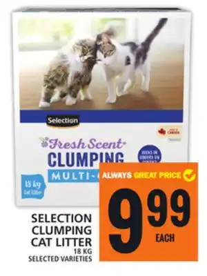 Food Basics SELECTION CLUMPING CAT LITTER offer