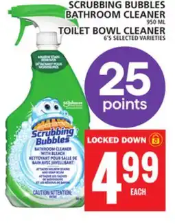 Food Basics SCRUBBING BUBBLES BATHROOM CLEANER OR TOILET BOWL CLEANER offer