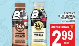 Food Basics BEATRICE B-FIT PROTEIN MILKSHAKE offer